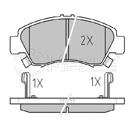 Set placute frana,frana disc MEYLE 025 216 9715/PD</br>Piesa auto pentru Piese de service/ Inspectie / Intretinere Set placute frana,frana disc MEYLE 025 216 9715/PD</br>Piesa auto pentru Piese de service/ Inspectie / Intretinere