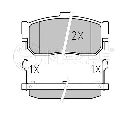 Set placute frana,frana disc MEYLE 025 217 1316/W</br>Piesa auto pentru NISSAN 100 NX (B13)  2.0 GTI