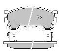 Set placute frana,frana disc MEYLE 025 217 5416/PD