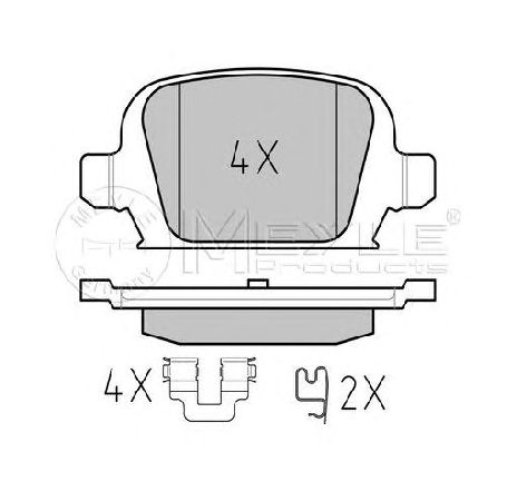 Set placute frana,frana disc MEYLE 025 232 8414</br>Piesa auto pentru Piese de service/ Inspectie / Intretinere Set placute frana,frana disc MEYLE 025 232 8414</br>Piesa auto pentru Piese de service/ Inspectie / Intretinere