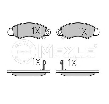 Set placute frana,frana disc MEYLE 025 232 9614/W</br>Piesa auto pentru Piese de service/ Inspectie / Intretinere Set placute frana,frana disc MEYLE 025 232 9614/W</br>Piesa auto pentru Piese de service/ Inspectie / Intretinere