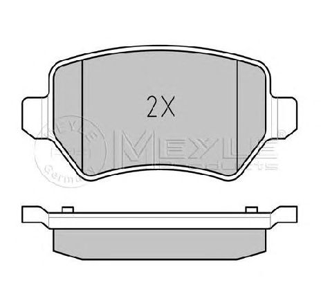 Set placute frana,frana disc MEYLE 025 234 1715/W</br>Piesa auto pentru OPEL ASTRA G combi (F35) 2.0 DTI 16V Set placute frana,frana disc MEYLE 025 234 1715/W</br>Piesa auto pentru OPEL ASTRA G combi (F35) 2.0 DTI 16V