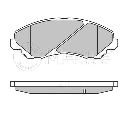 Set placute frana,frana disc MEYLE 025 235 8416/W
