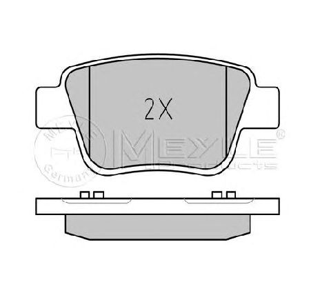 Set placute frana,frana disc MEYLE 025 236 2016/W</br>Piesa auto pentru Frana disc Set placute frana,frana disc MEYLE 025 236 2016/W</br>Piesa auto pentru Frana disc