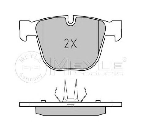 Set placute frana,frana disc MEYLE 025 237 3017 Set placute frana,frana disc MEYLE 025 237 3017