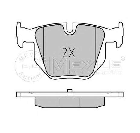 Set placute frana,frana disc MEYLE 025 237 3217 Set placute frana,frana disc MEYLE 025 237 3217