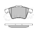 Set placute frana,frana disc MEYLE 025 237 4719/PD