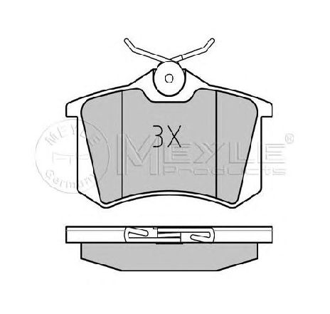 Set placute frana,frana disc MEYLE 025 238 2317/W</br>Piesa auto pentru Piese de service/ Inspectie / Intretinere Set placute frana,frana disc MEYLE 025 238 2317/W</br>Piesa auto pentru Piese de service/ Inspectie / Intretinere