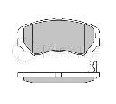 Set placute frana,frana disc MEYLE 025 238 9116/W