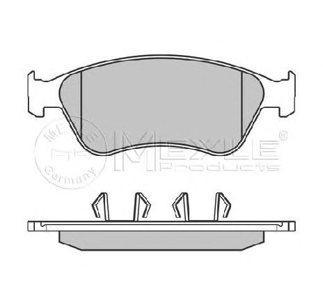 Set placute frana,frana disc MEYLE 025 238 9620/W Set placute frana,frana disc MEYLE 025 238 9620/W