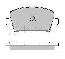 Set placute frana,frana disc MEYLE 025 240 8717/W</br>Piesa auto pentru HONDA CIVIC VIII Hatchback (FN, FK)  1.8