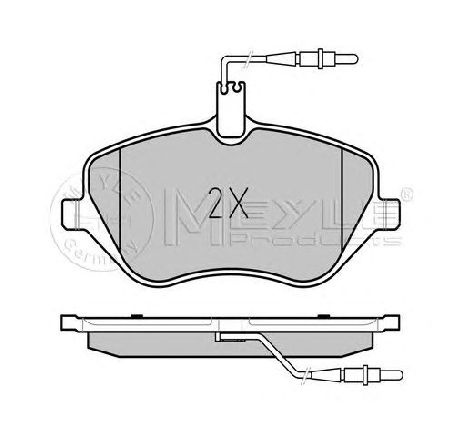 Set placute frana,frana disc MEYLE 025 241 3317/W Set placute frana,frana disc MEYLE 025 241 3317/W