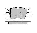 Set placute frana,frana disc MEYLE 025 241 5120</br>Piesa auto pentru Frana disc