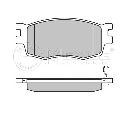 Set placute frana,frana disc MEYLE 025 243 1717/W</br>Piesa auto pentru KIA RIO II limuzina (JB)  1.6 16V