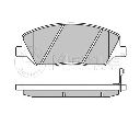 Set placute frana,frana disc MEYLE 025 243 5117/W</br>Piesa auto pentru KIA SORENTO II (XM)  2.2 CRDi 4WD