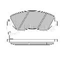 Set placute frana,frana disc MEYLE 025 243 5117/W</br>Piesa auto pentru KIA SORENTO II (XM)  2.2 CRDi 4WD