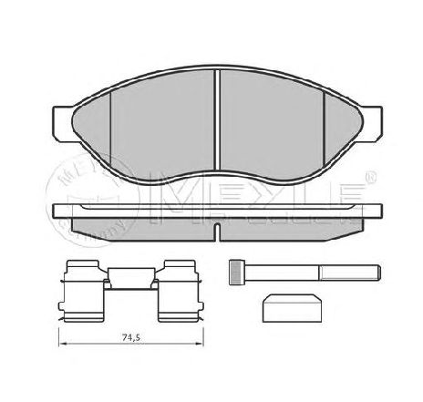 Set placute frana,frana disc MEYLE 025 244 6819/W1</br>Piesa auto pentru Frana disc Set placute frana,frana disc MEYLE 025 244 6819/W1</br>Piesa auto pentru Frana disc