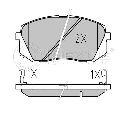 Set placute frana,frana disc MEYLE 025 245 0116/W</br>Piesa auto pentru KIA CEE'D SW (ED)  2.0 CRDi 140