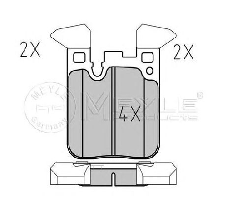 Set placute frana,frana disc MEYLE 025 250 2916</br>Piesa auto pentru Frana disc Set placute frana,frana disc MEYLE 025 250 2916</br>Piesa auto pentru Frana disc