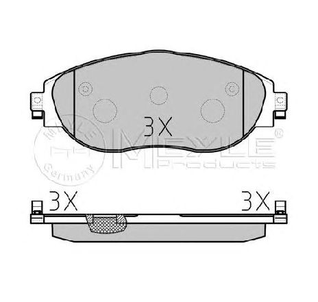 Set placute frana,frana disc MEYLE 025 251 1720/W</br>Piesa auto pentru Frana disc Set placute frana,frana disc MEYLE 025 251 1720/W</br>Piesa auto pentru Frana disc