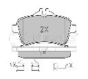 Set placute frana,frana disc MEYLE 025 252 1516</br>Piesa auto pentru Frana disc