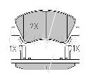 Set placute frana,frana disc MEYLE 025 253 4818</br>Piesa auto pentru KIA RIO III (UB)  1.1 CRDi