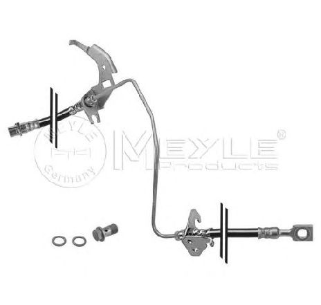 Furtun frana MEYLE 614 525 0011</br>Piesa auto pentru Frana de performanta Furtun frana MEYLE 614 525 0011</br>Piesa auto pentru Frana de performanta