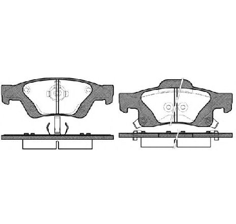 Set placute frana,frana disc ROADHOUSE 21446.02 Set placute frana,frana disc ROADHOUSE 21446.02
