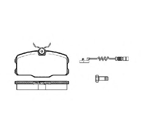 Set placute frana,frana disc ROADHOUSE 2207.12 Set placute frana,frana disc ROADHOUSE 2207.12