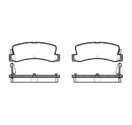 Set placute frana,frana disc ROADHOUSE 2214.04 Set placute frana,frana disc ROADHOUSE 2214.04