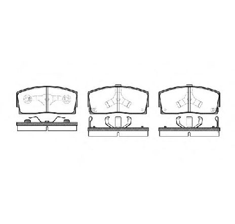 Set placute frana,frana disc ROADHOUSE 2254.02 Set placute frana,frana disc ROADHOUSE 2254.02