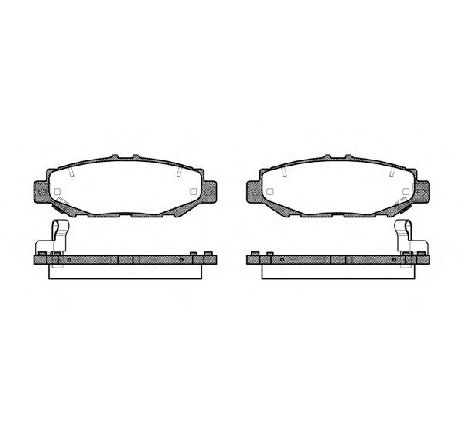 Set placute frana,frana disc ROADHOUSE 2424.04 Set placute frana,frana disc ROADHOUSE 2424.04