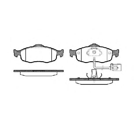 Set placute frana,frana disc ROADHOUSE 2432.02 Set placute frana,frana disc ROADHOUSE 2432.02