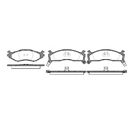 Set placute frana,frana disc ROADHOUSE 2484.02 Set placute frana,frana disc ROADHOUSE 2484.02
