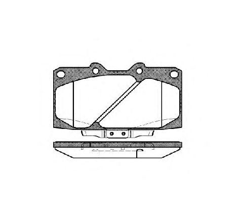Set placute frana,frana disc ROADHOUSE 2599.04 Set placute frana,frana disc ROADHOUSE 2599.04