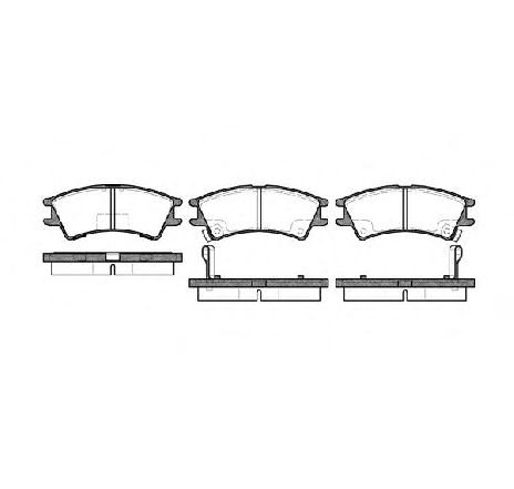 Set placute frana,frana disc ROADHOUSE 2675.02 Set placute frana,frana disc ROADHOUSE 2675.02