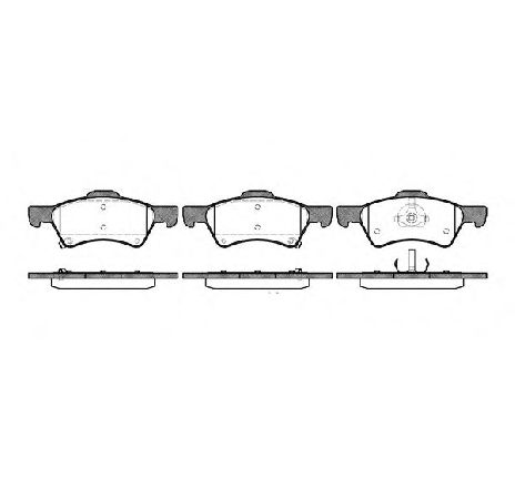 Set placute frana,frana disc ROADHOUSE 2810.02 Set placute frana,frana disc ROADHOUSE 2810.02