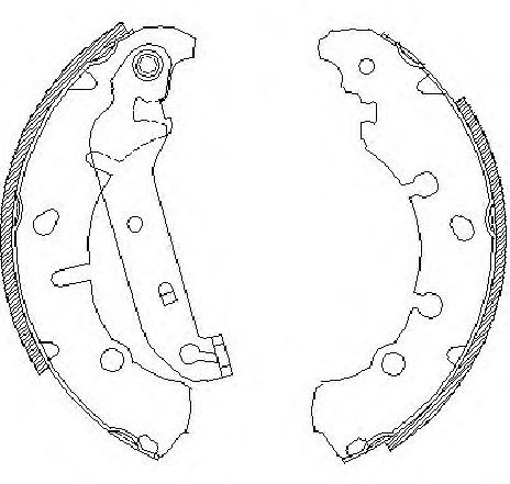 Set saboti frana ROADHOUSE 4137.00</br>Piesa auto pentru Frana tambur Set saboti frana ROADHOUSE 4137.00</br>Piesa auto pentru Frana tambur