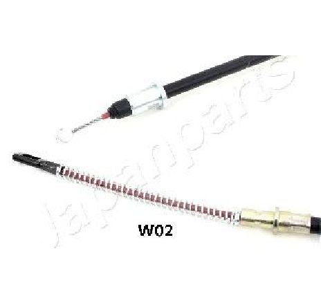 Cablu, frana de parcare JAPANPARTS BC-W02 Cablu, frana de parcare JAPANPARTS BC-W02