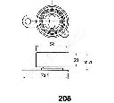 Mecanism tensionare, curea distributie JAPANPARTS BE-208