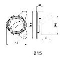 Mecanism tensionare, curea distributie JAPANPARTS BE-215