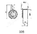 Mecanism tensionare, curea distributie JAPANPARTS BE-335</br>Piesa auto pentru Curea transmisie cu caneluri/ Set