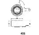 Mecanism tensionare, curea distributie JAPANPARTS BE-405