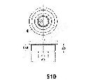 Mecanism tensionare, curea distributie JAPANPARTS BE-510