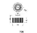 Mecanism tensionare, curea distributie JAPANPARTS BE-705
