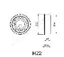 Mecanism tensionare, curea distributie JAPANPARTS BE-H22</br>Piesa auto pentru Curea transmisie cu caneluri/ Set