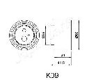 Mecanism tensionare, curea distributie JAPANPARTS BE-K09