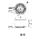 Mecanism tensionare, curea distributie JAPANPARTS BE-K16