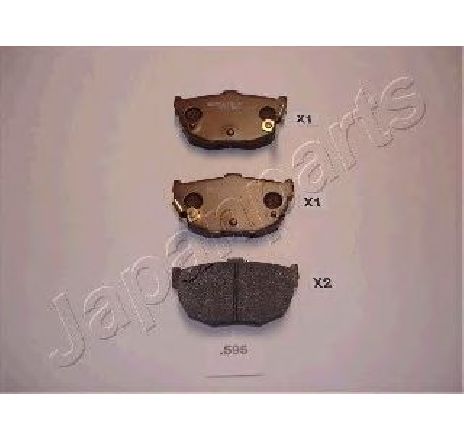 Set placute frana,frana disc JAPANPARTS PP-595AF</br>Piesa auto pentru KIA CERATO limuzina (LD) 2.0 Set placute frana,frana disc JAPANPARTS PP-595AF</br>Piesa auto pentru KIA CERATO limuzina (LD) 2.0