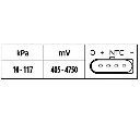 Senzor,presiune supraalimentare; Senzor, presiune galerie admisie HELLA 6PP 009 400-501